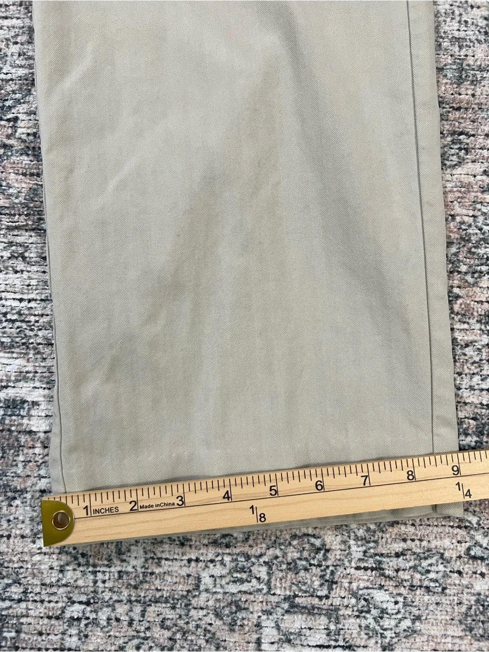 Tommy Bahama Silk Blend Mens Tan Dress Pants 38x32 Flat Front